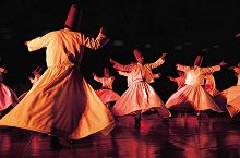 Twirling Dervishes: religious dance of the Sufi