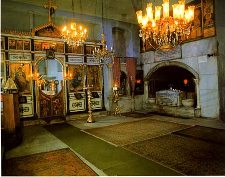 Interior view of the Church of Panagia of Blachernae, Istanbul