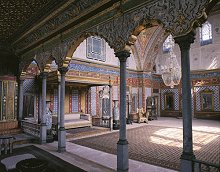 Chamber room in the Topkapi Palace, Istanbul