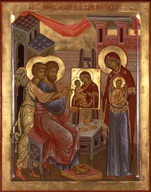 Saint Luke Writes the First Icon of the Mother of God