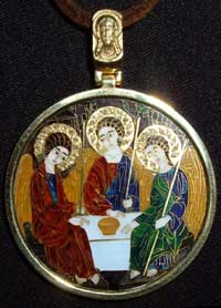 Cloisonne enamel icon