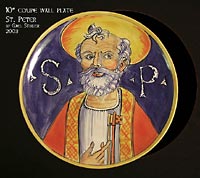 Saint Peter 10" plate