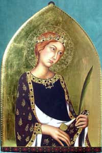 Icon Saint Catherine of Alexandria