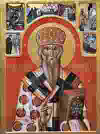 St. Bassilus of Ostrog by icon-painter Boris Markus