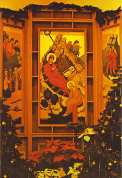 Nativity Icon, Mother House Chapel, Sisters of St. Basil the Great, Uniontown, Pennsylvania